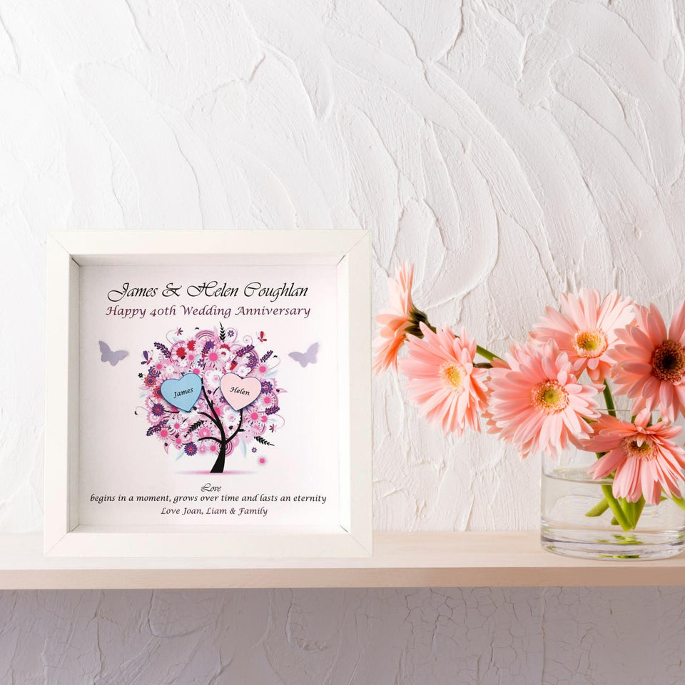 Anniversary Love Tree Frame